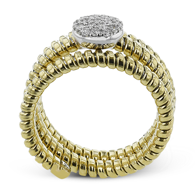 Right Hand Ring in 18k Gold with Diamonds