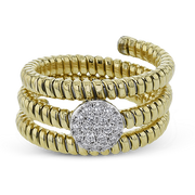 Right Hand Ring in 18k Gold with Diamonds