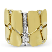 Right Hand Ring in 18k Gold with Diamonds