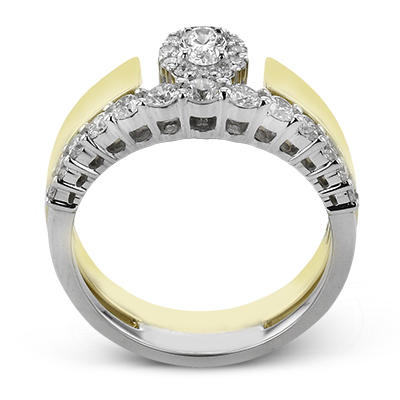 Right Hand Ring in 18k Gold with Diamonds
