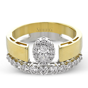 Right Hand Ring in 18k Gold with Diamonds