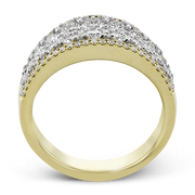 Right Hand Ring in 18k Gold with Diamonds