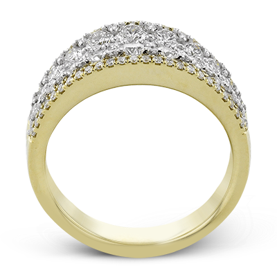 Right Hand Ring in 18k Gold with Diamonds