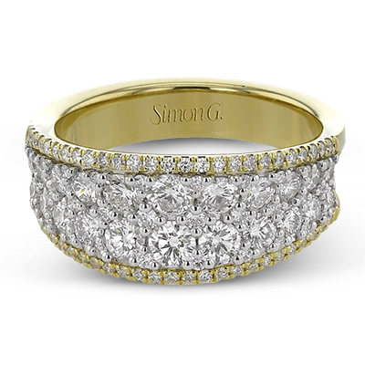 Right Hand Ring in 18k Gold with Diamonds