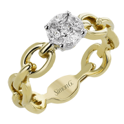 Right Hand Ring in 18k Gold with Diamonds