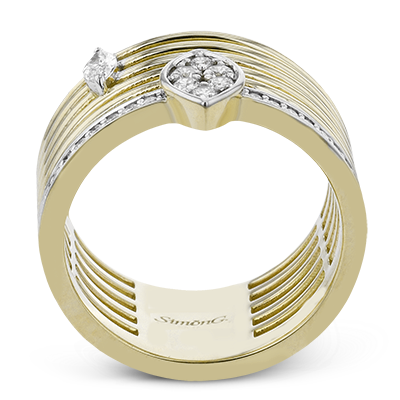 Right Hand Ring in 18k Gold with Diamonds