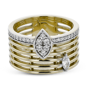 Right Hand Ring in 18k Gold with Diamonds