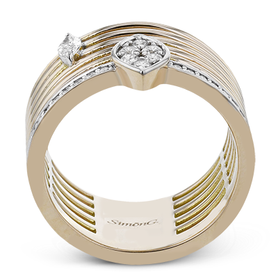 Right Hand Ring in 18k Gold with Diamonds