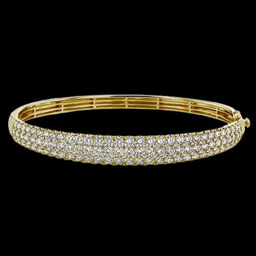 Bangle in 18k Gold with Diamonds