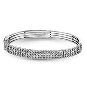 Bangle in 18k Gold with Diamonds