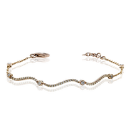 Bracelet in 18k Gold with Diamonds
