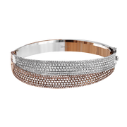Bangle in 18k Gold with Diamonds