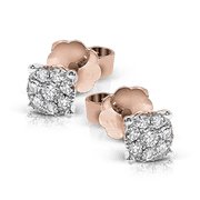 Earring in 18k Gold with Diamonds