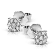 Earring in 18k Gold with Diamonds
