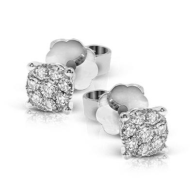 Earring in 18k Gold with Diamonds