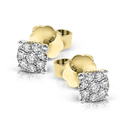 Earring in 18k Gold with Diamonds
