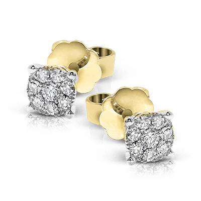 Earring in 18k Gold with Diamonds
