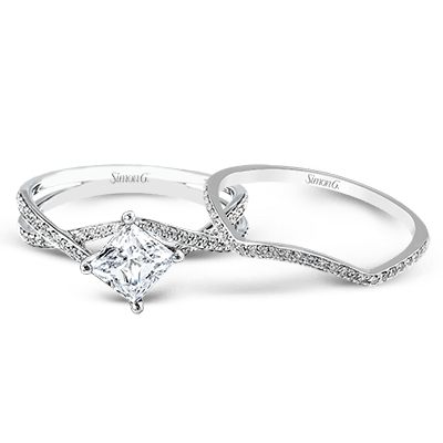 Wedding Set in 18k Gold with Diamonds
