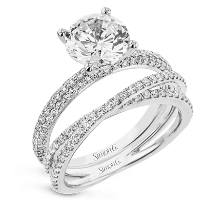 Wedding Set in 18k Gold with Diamonds