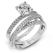 Wedding Set in 18k Gold with Diamonds