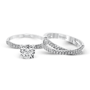 Wedding Set in 18k Gold with Diamonds