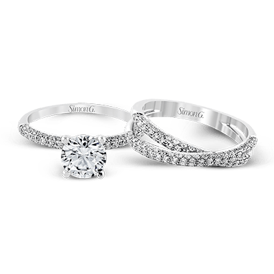 Wedding Set in 18k Gold with Diamonds