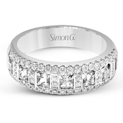 Anniversary Ring in 18k Gold with Diamonds