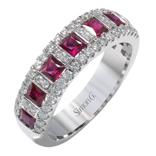 Anniversary Ring in 18k Gold with Diamonds