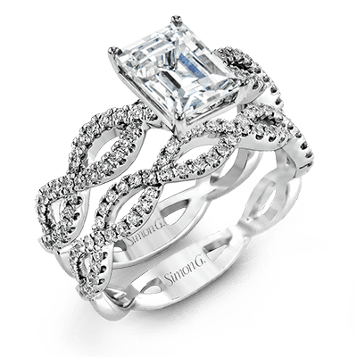 Wedding Set in 18k Gold with Diamonds