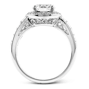 Engagement Ring in 18k Gold with Diamonds