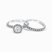 Wedding Set in 18k Gold with Diamonds
