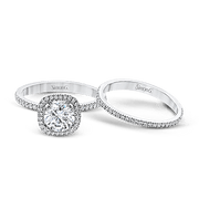 Wedding Set in 18k Gold with Diamonds