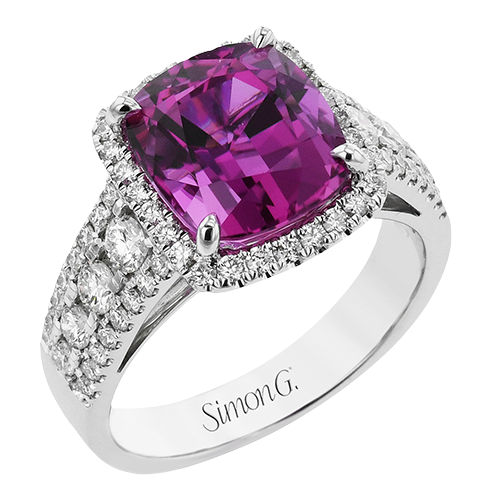 Bague Color en or 18 carats avec diamants