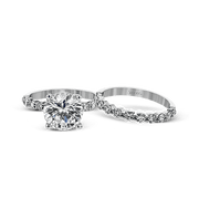 Wedding Set in 18k Gold with Diamonds