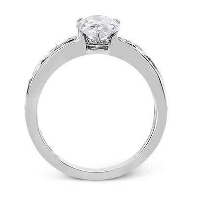 Bague de fiançailles en or 18 carats avec diamants