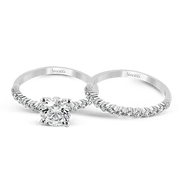 Wedding Set in 18k Gold with Diamonds