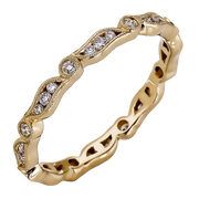 Right Hand Ring in 18k Gold with Diamonds
