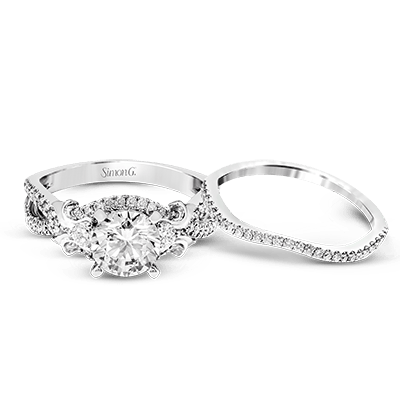 Wedding Set in 18k Gold with Diamonds