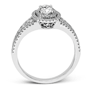Engagement Ring in 18k Gold with Diamonds