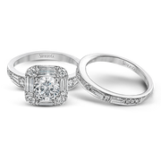 Wedding Set in 18k Gold with Diamonds