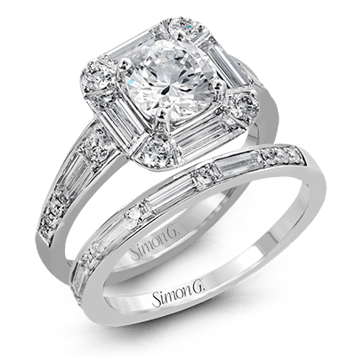 Wedding Set in 18k Gold with Diamonds