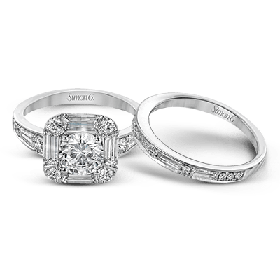 Wedding Set in 18k Gold with Diamonds