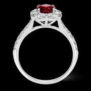 Color Ring in 18k Gold with Diamonds