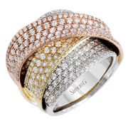 Right Hand Ring in 18k Gold with Diamonds