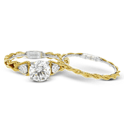 Wedding Set in 18k Gold with Diamonds