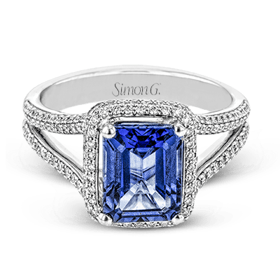 Color Ring in 18k Gold with Diamonds