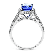 Color Ring in 18k Gold with Diamonds