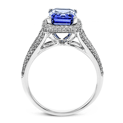 Color Ring in 18k Gold with Diamonds