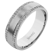 Men Ring in 14k Gold with Diamonds