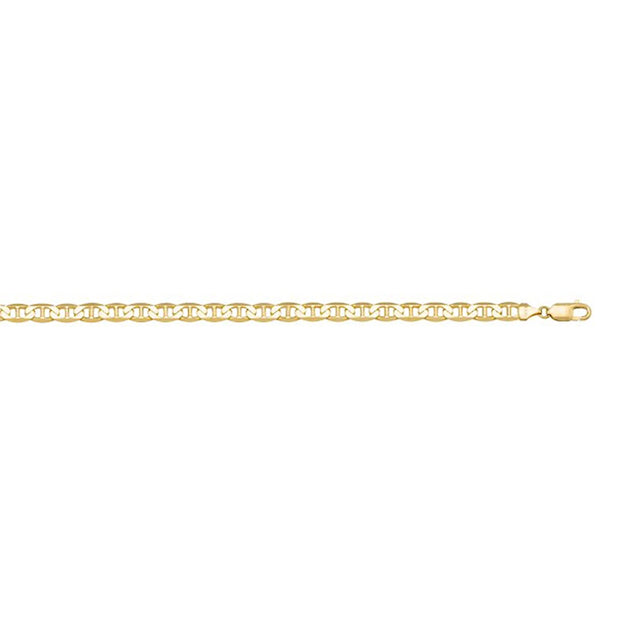 Yellow Gold Solid Flat Anchor Chain